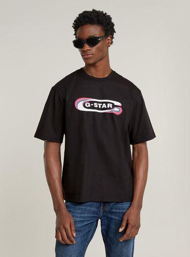 Camiseta Gradient Old Skool Logo Boxy